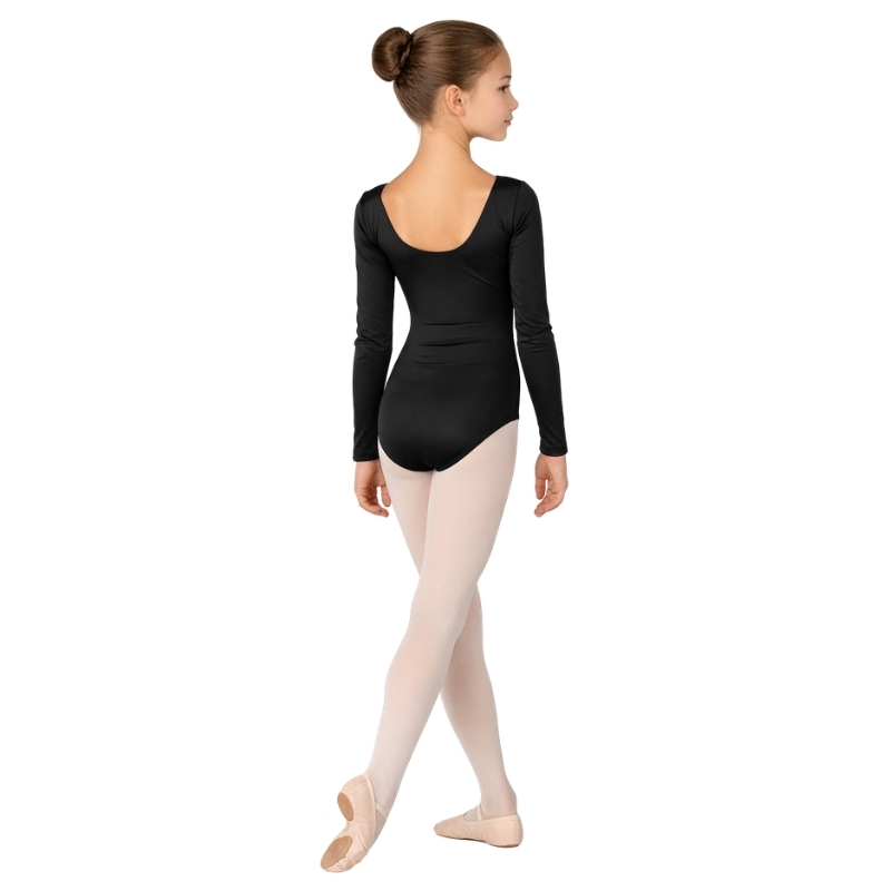 Body Danza a Maniche Lunghe - Comfort e Stile Professionale – vista posteriore