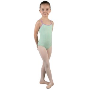 Body Danza con Bretelle Sottili e Bordo a Contrasto - B2615