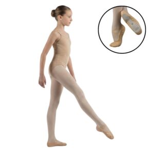 Scarpette Danza in Pelle Altrovedanza Precurvate Senza Laccetti - Tendu L1