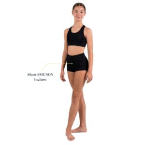 Top Corto Sportivo con Schiena a Vogatore - TT7