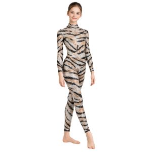 Tuta da Danza Intera Cats con Collo Alto – vista frontale
