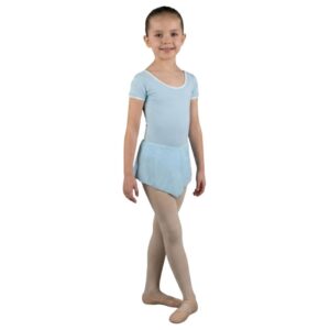 Body Danza con Manica Corta e Fiocco sulla Schiena - SK210