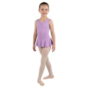 Body Danza Canotta con Gonnellino Corto e Arricciatura - SK211