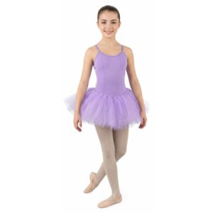 Tutù Classico con Bretelle Sottili e 6 Veli di Tulle Rigido - TB6B