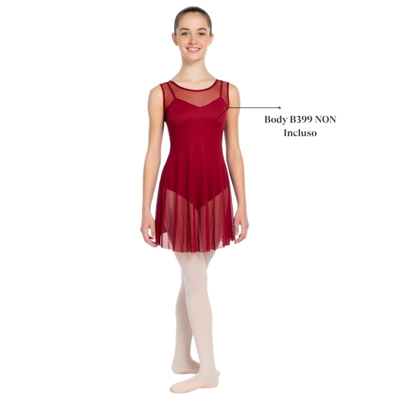 Abito in Rete Leggero con Lunghezza Mezza Coscia - W3