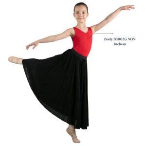 Gonna a Ruota a Caviglia con Cinturino Elastico di 3 cm - SK729