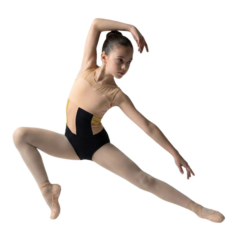 Body Mosaico Senza Maniche con Design Geometrico - B45