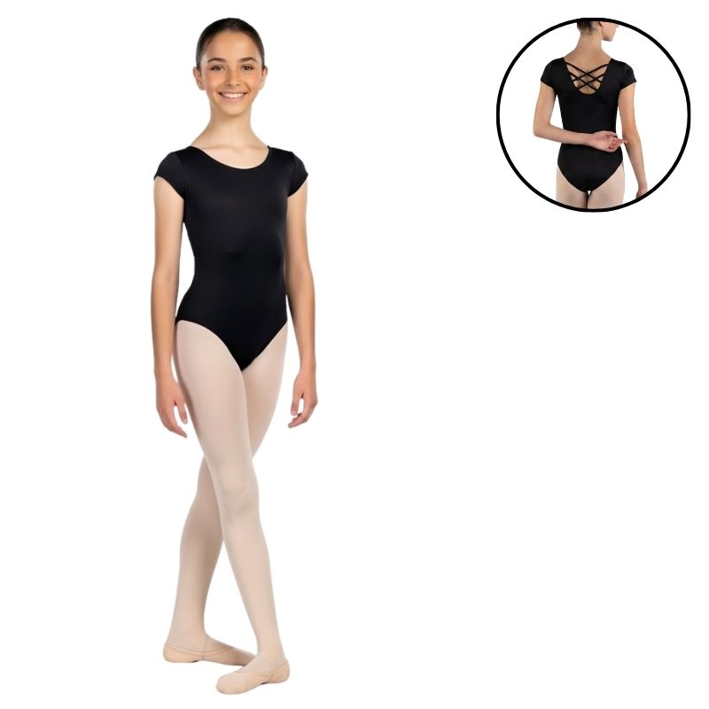 Body Danza Elegante con Dettaglio Incrociato sulla Schiena - AT208