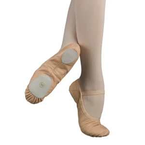 Mezze Punte Danza in Pelle con Soletta Spezzata - SL3