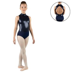 Body Danza con Corpetto in Lurex e Slip in Lycra - B510LX