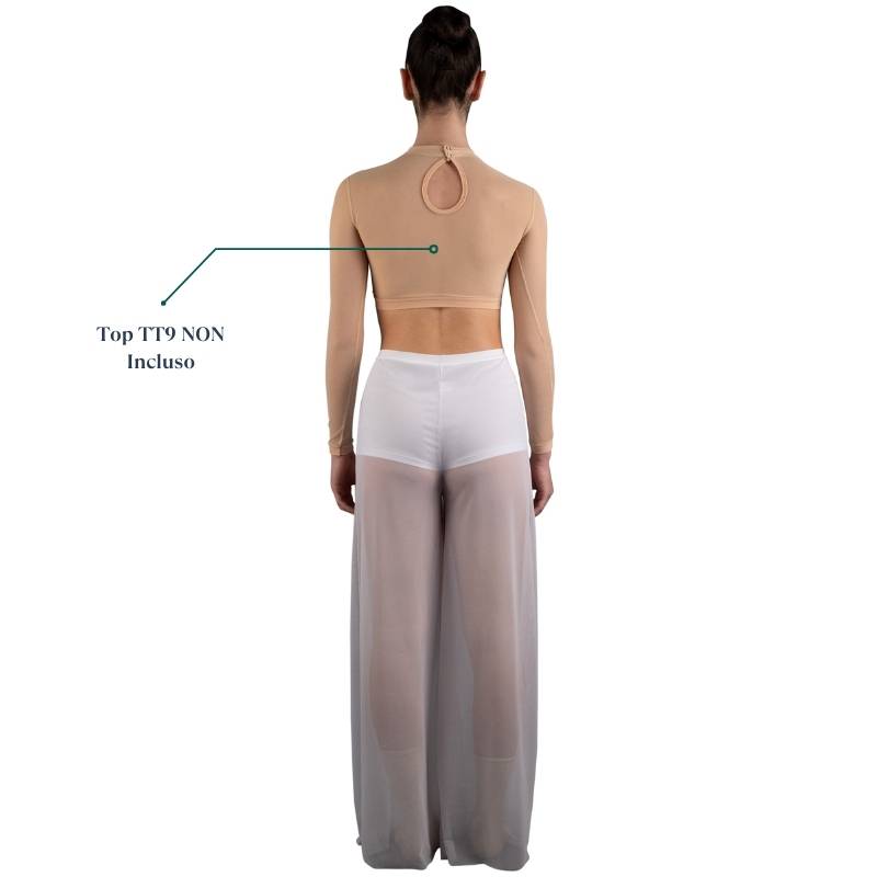 Pantalone da Danza a Gamba Ampia con Culotte Integrata - PL3 MIRAGE - immagine 2