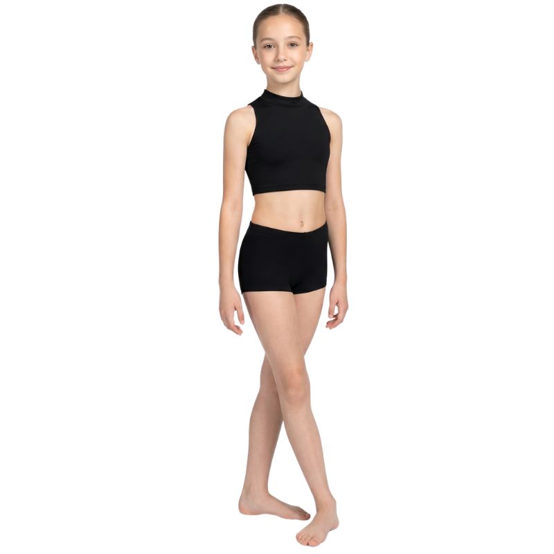 Short Elasticizzati per Danza e Ginnastica – vista frontale