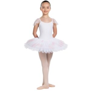 Tutù con Copritulle Glitterato e Aletta Decorativa - TU6G