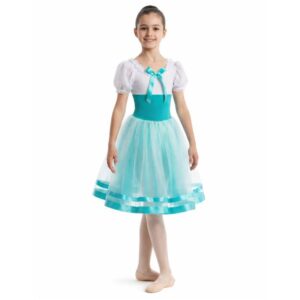 ATD8 Tiffany: Tutù Degas con 5 Veli e Corpino Bicolore