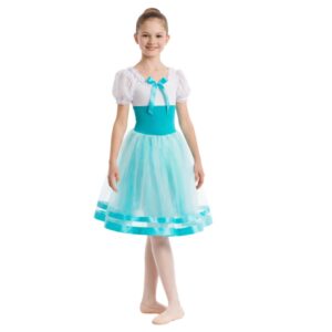 ATD8 Tiffany: Tutù Degas con 5 Veli e Corpino Bicolore