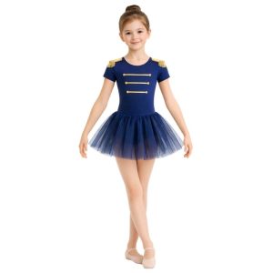 Costume danza a tema soldatina con gonna in tulle – vista frontale