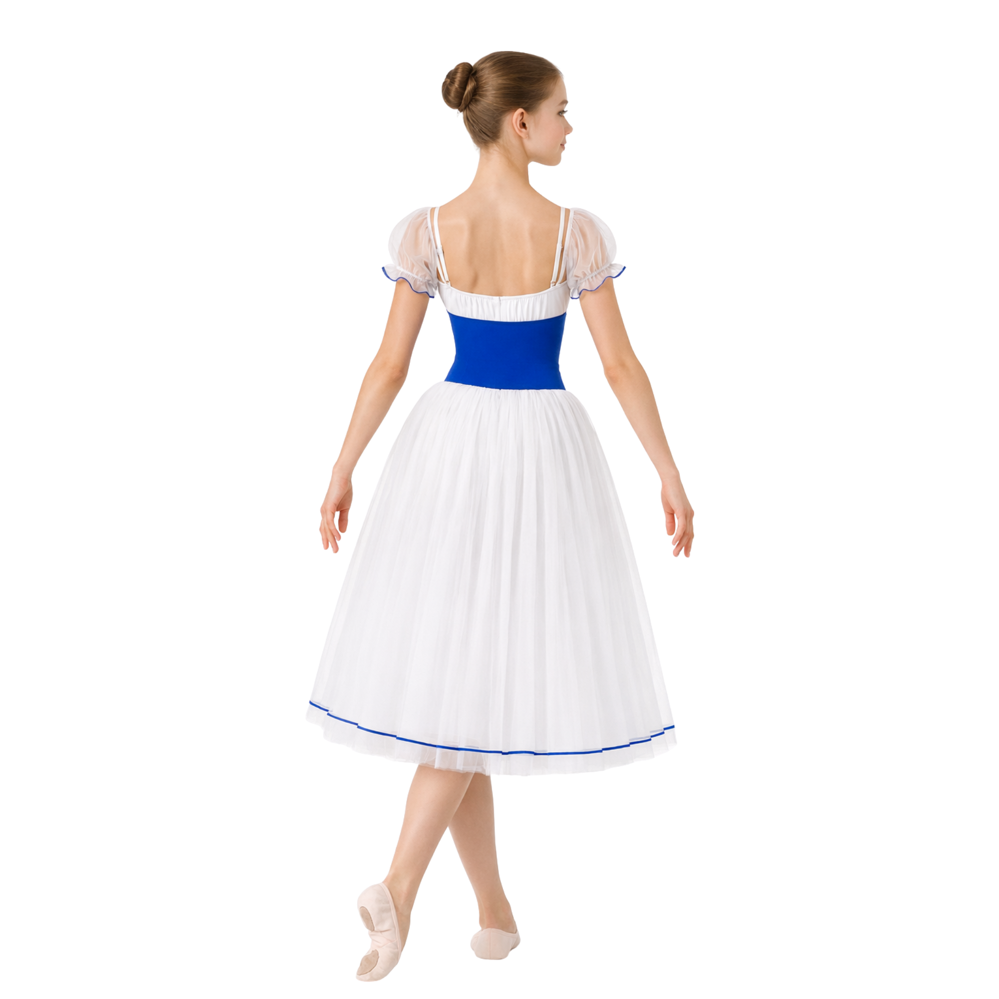 Tutù Degas con pannello frontale allacciato – vista posteriore