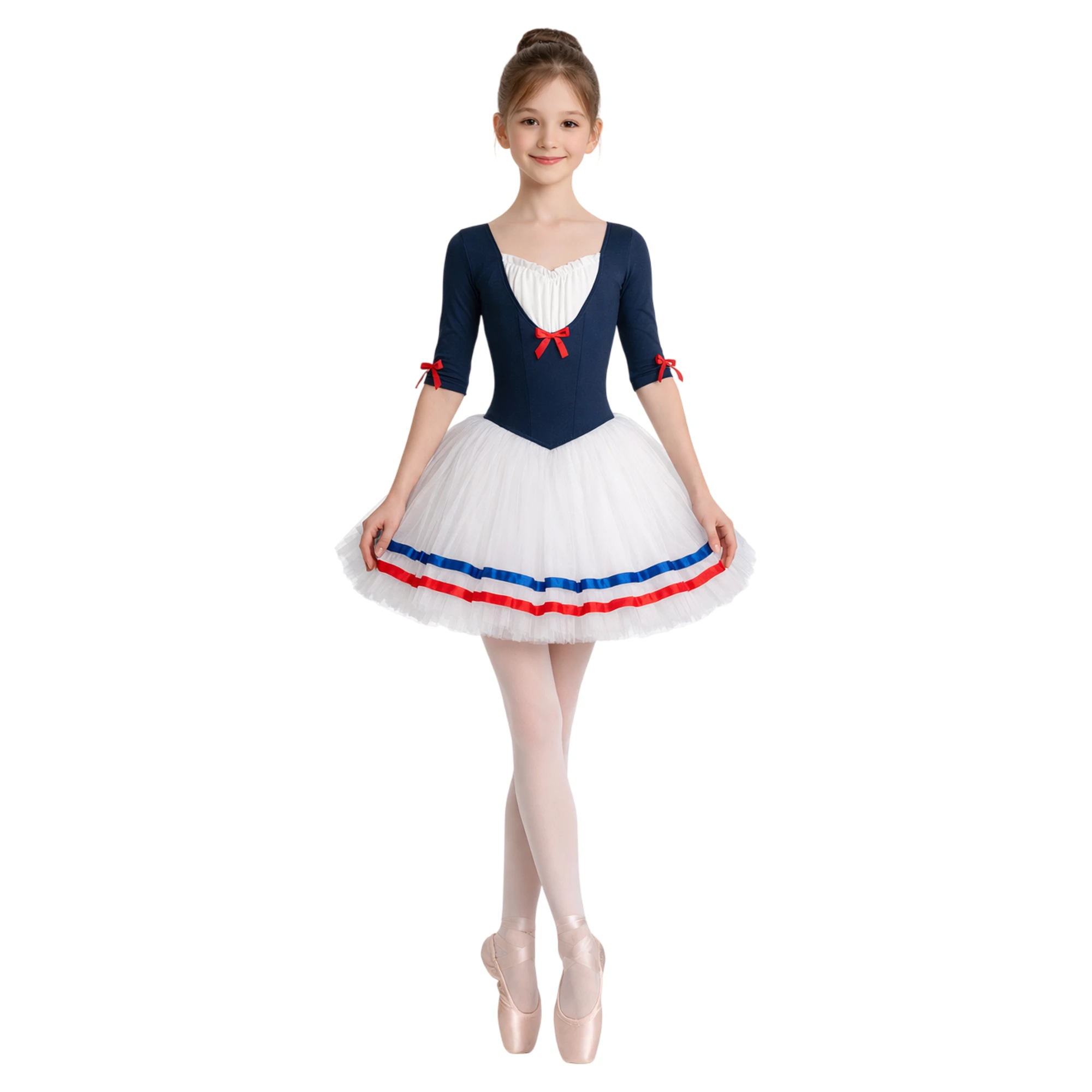Immagine del prodotto TU4037 nei colori Blue Scuro, Bianco Lycra.