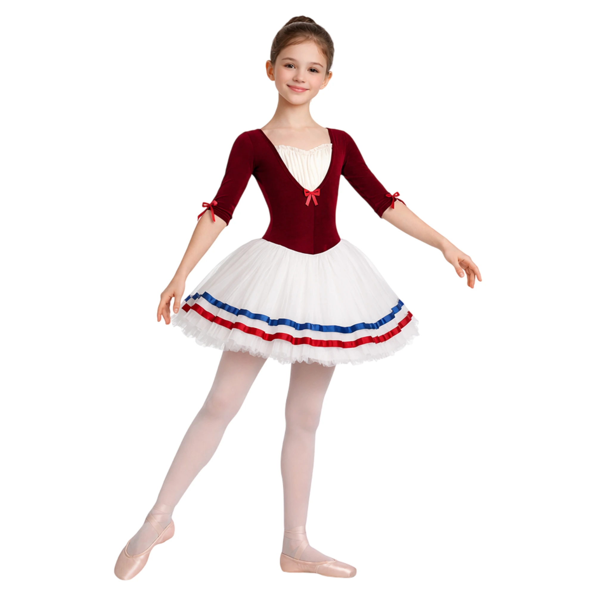 Immagine del prodotto TU4037 nei colori Bordeaux, Avorio Lycra.