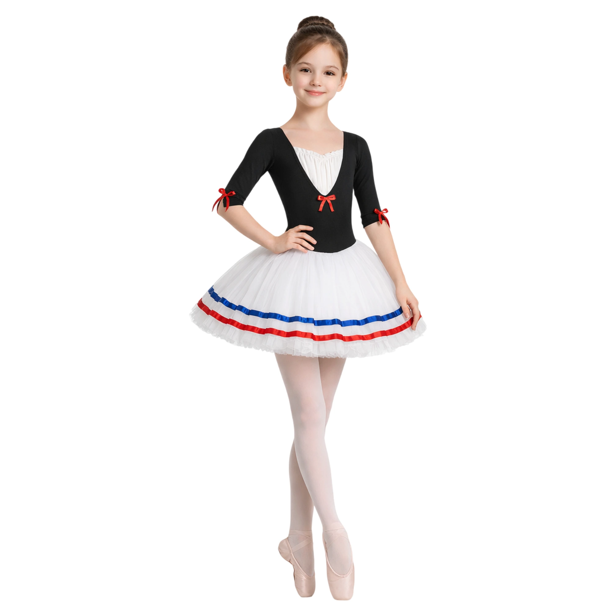 Immagine del prodotto TU4037 nei colori Nero, Bianco Lycra.
