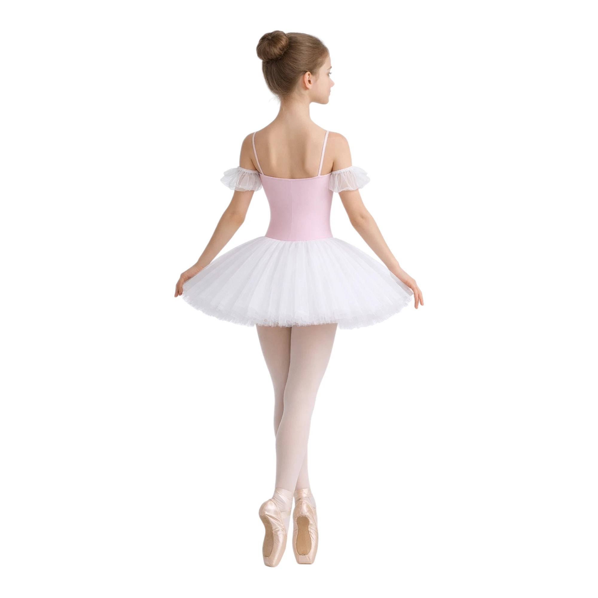 Tutù danza classica con volant e gonna a sei veli – TU4045 – vista posteriore