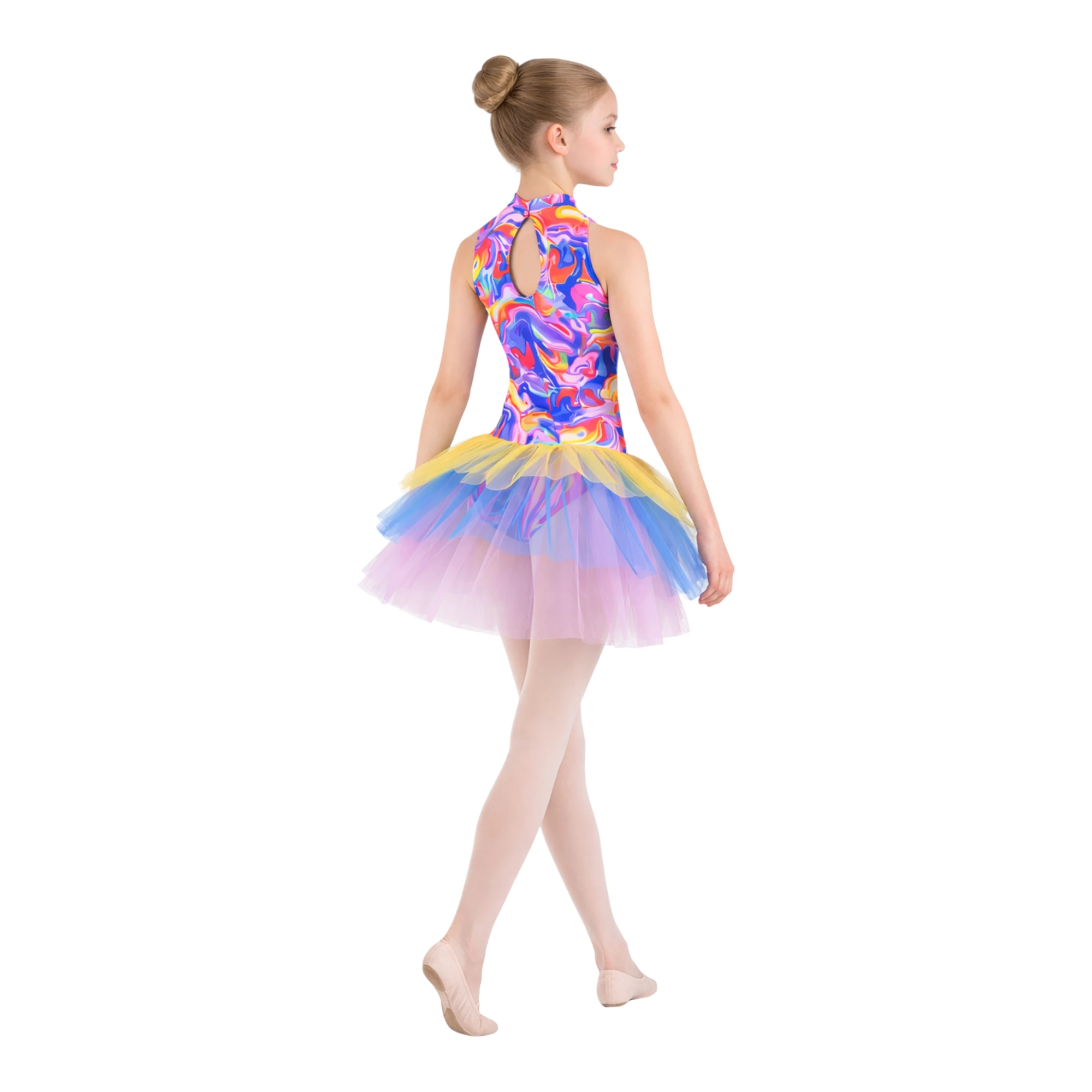 Tutù da danza con gonna e accessori inclusi MAG05 – vista posteriore