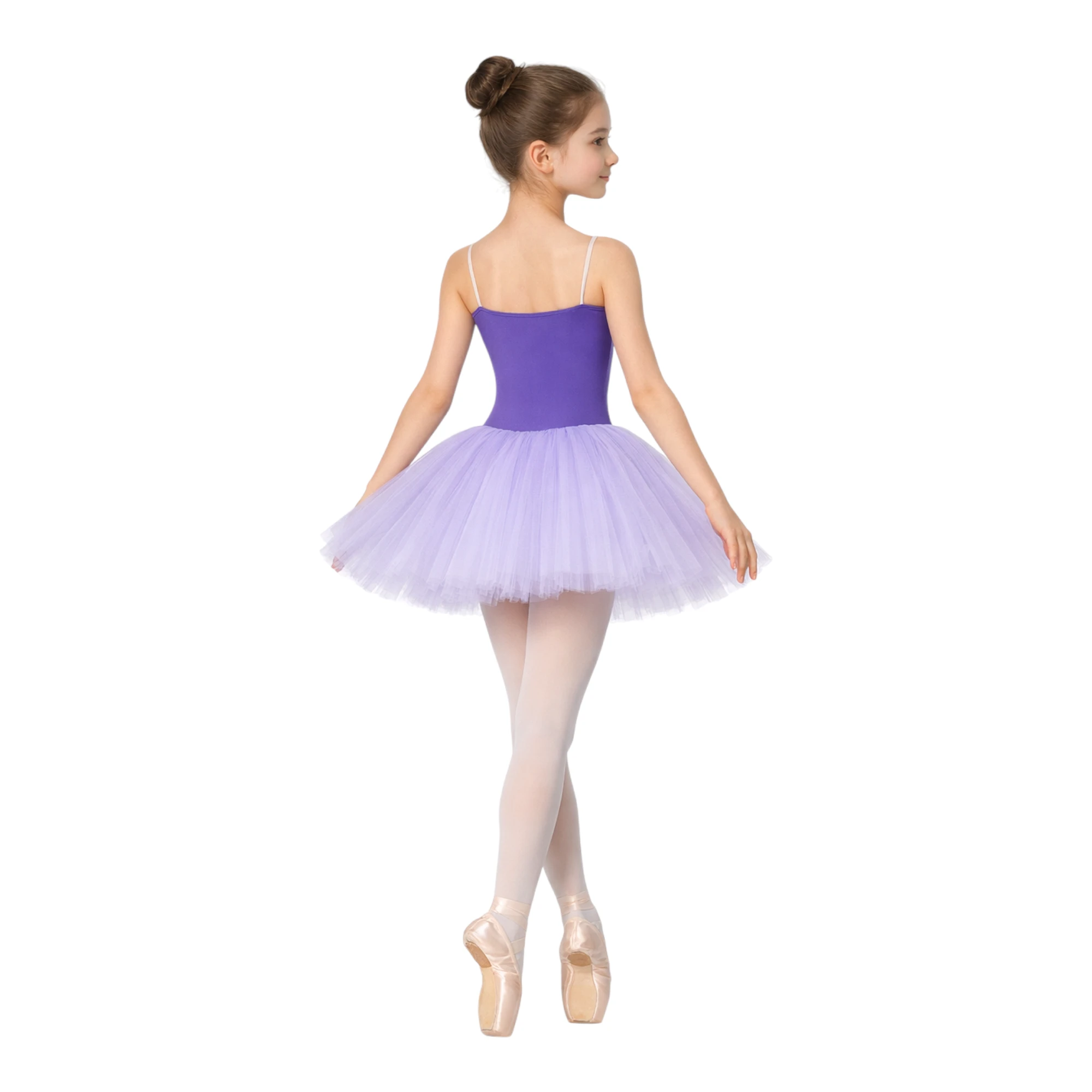 Tutù di danza con scollo a cuore e inserto a V – REF079 – vista posteriore