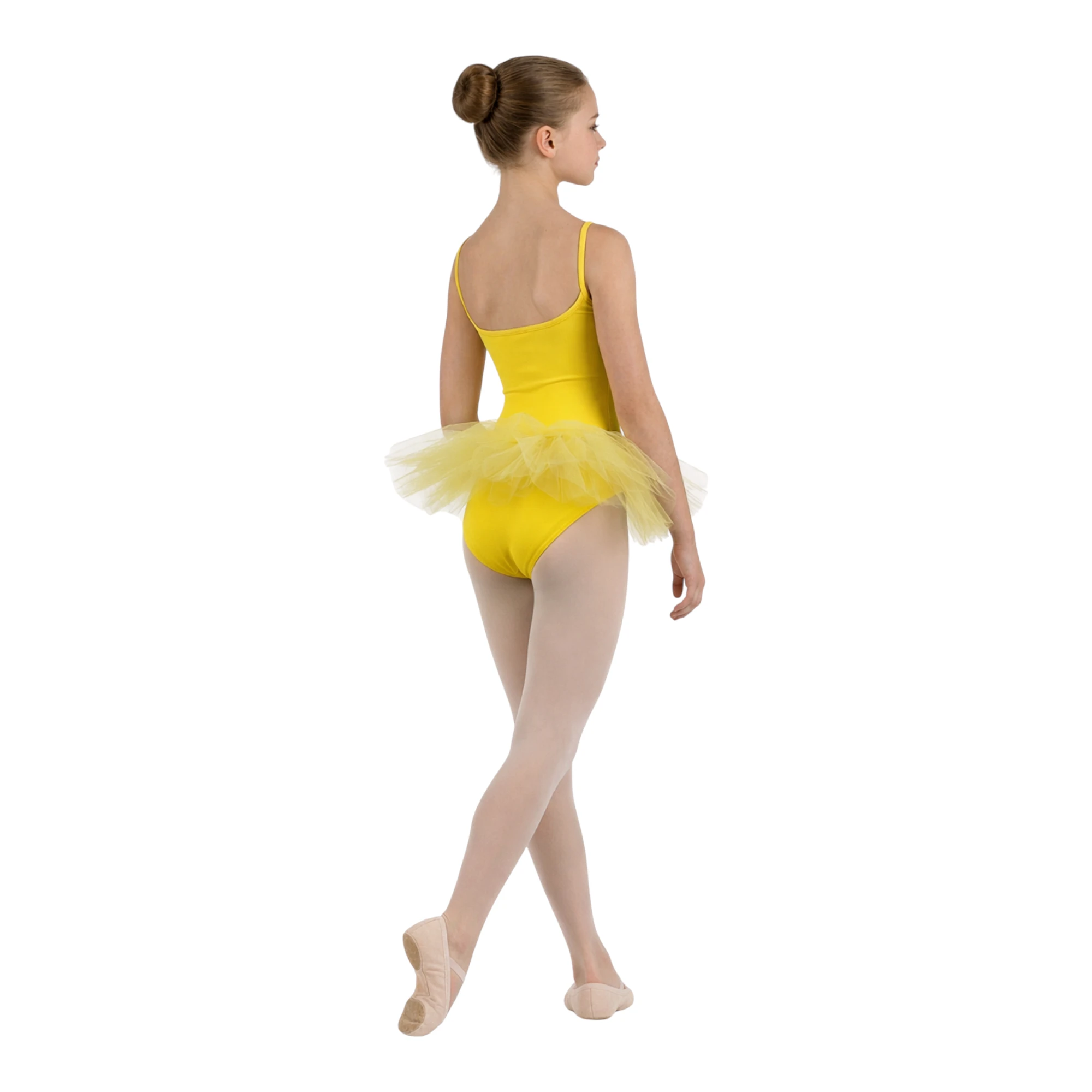 Tutù per danza con bretelle e sei veli di tulle morbido – TU2615M – vista posteriore
