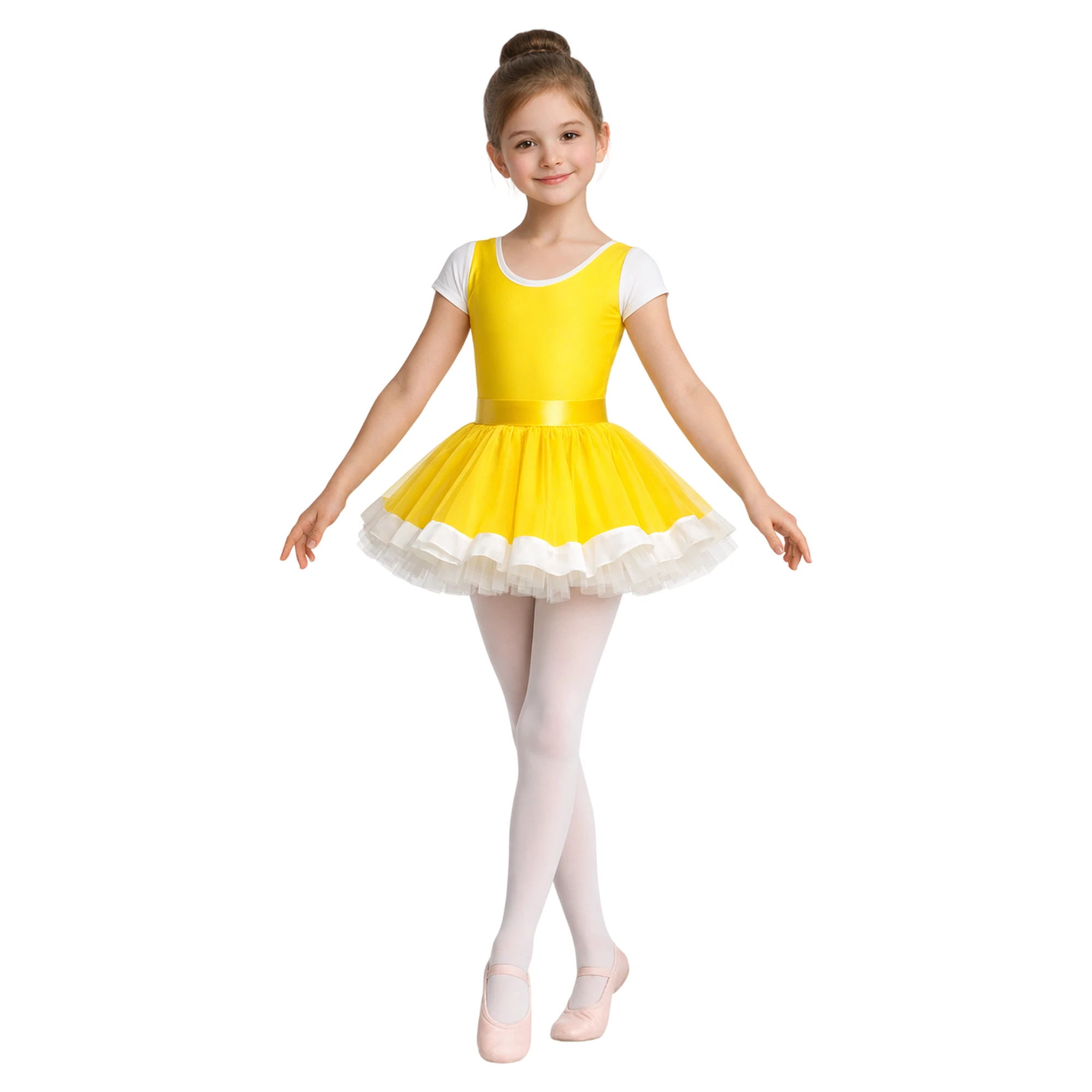 TU4009 giallo-bianco Lycra