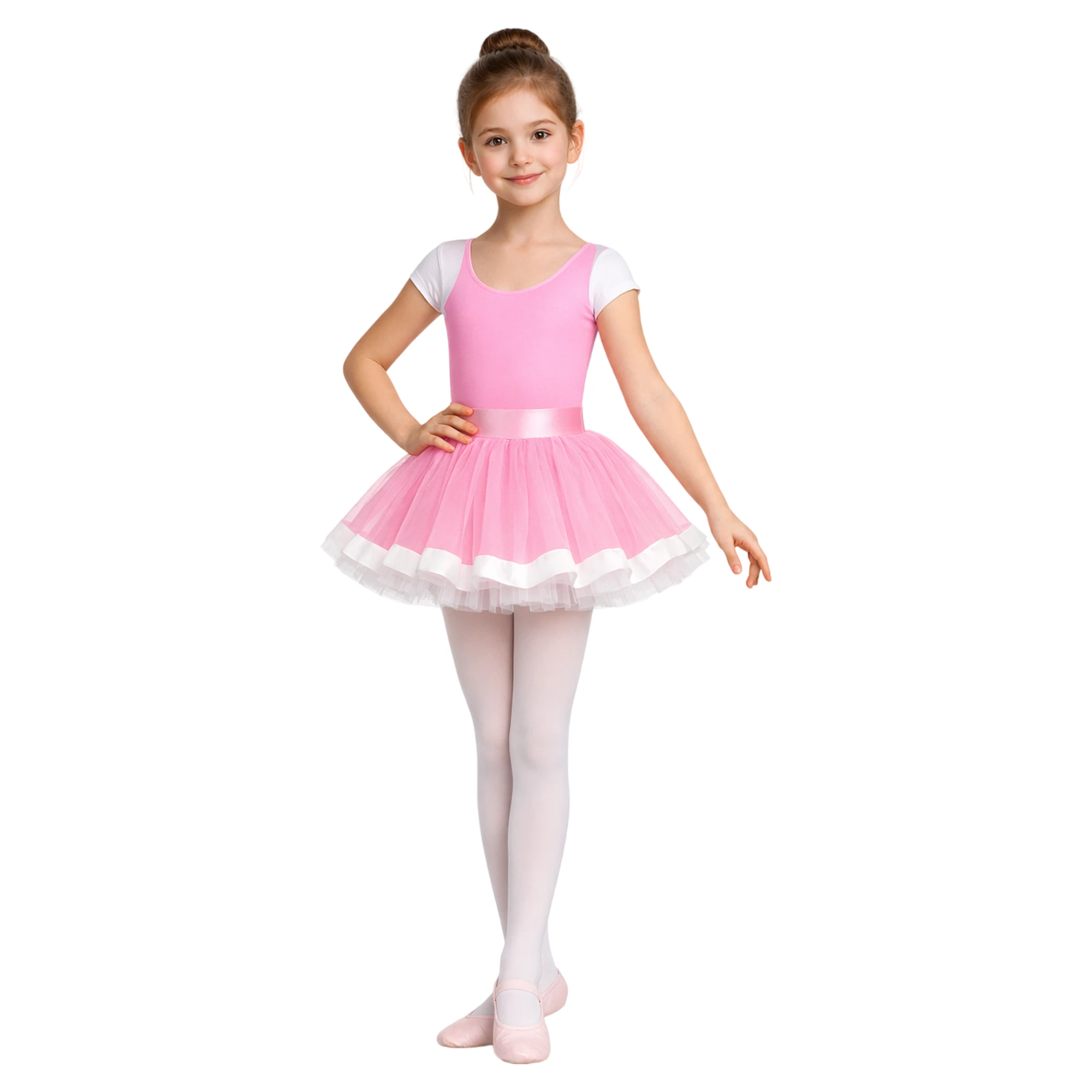 TU4009 rosa-hollywood-bianco Lycra