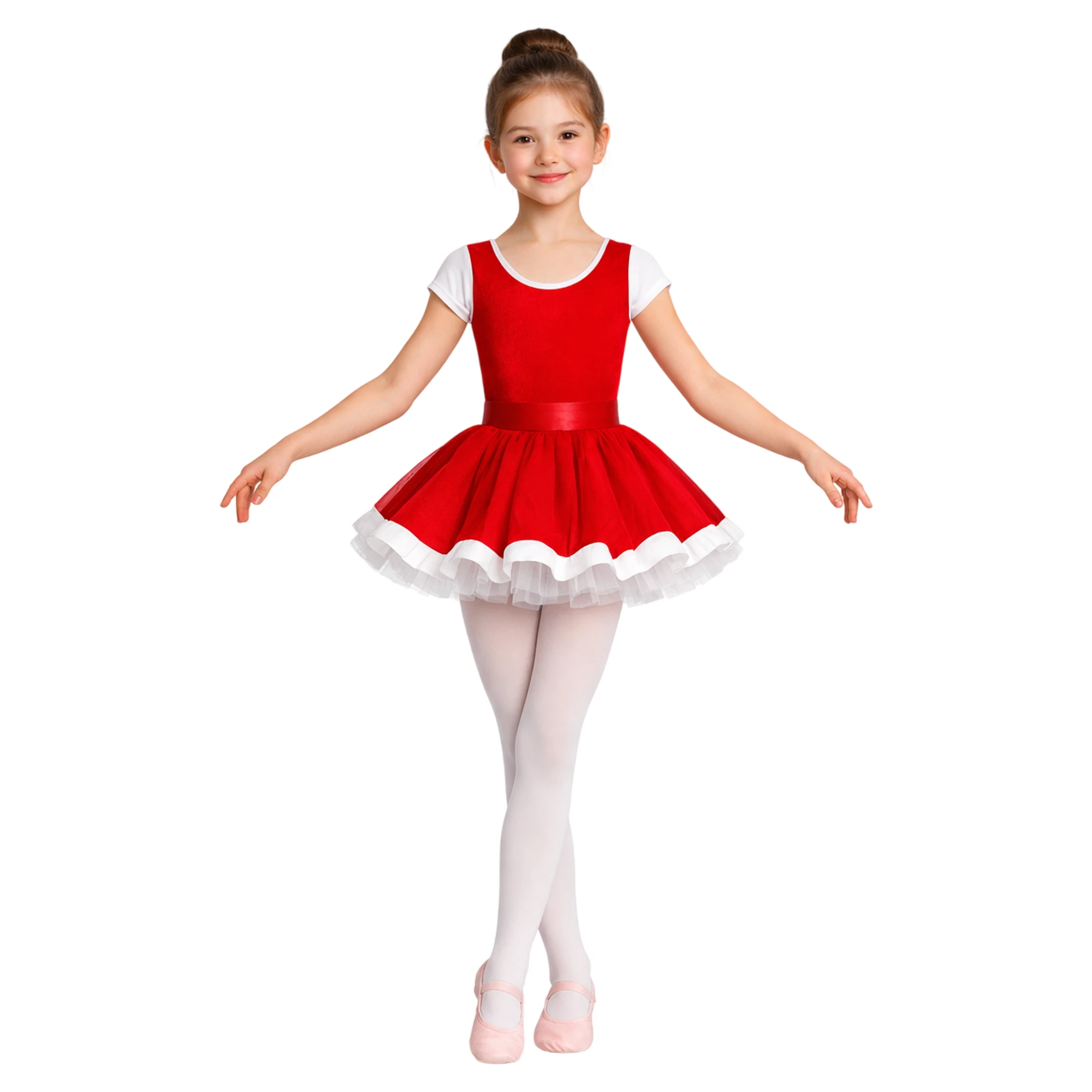 TU4009 rosso-bianco Lycra